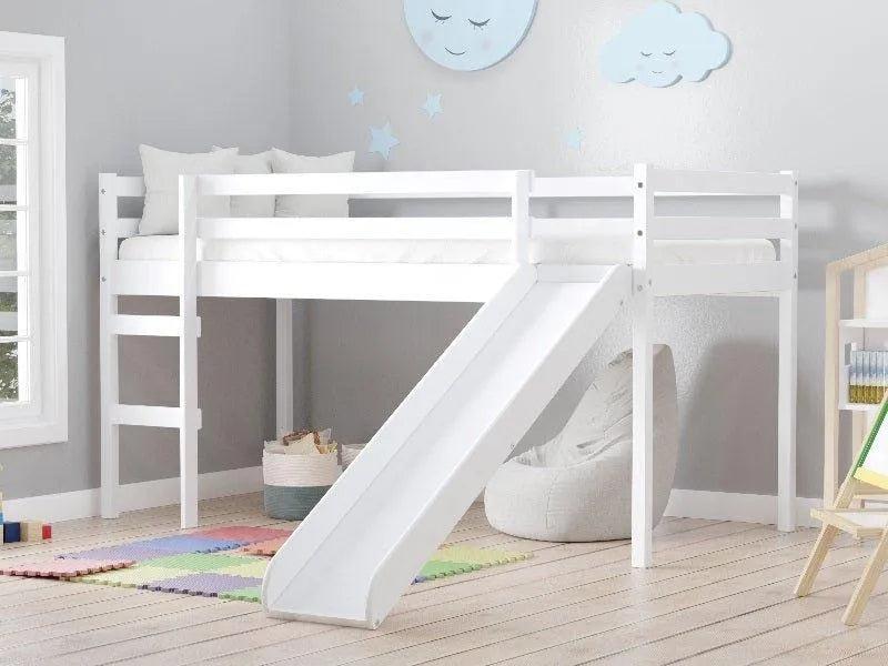 Millie Mid Sleeper Bed With Slide